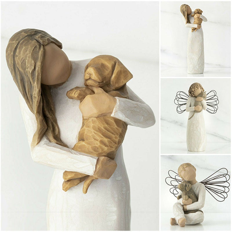 Comfort Puppy Sculpture Angel of Friendship