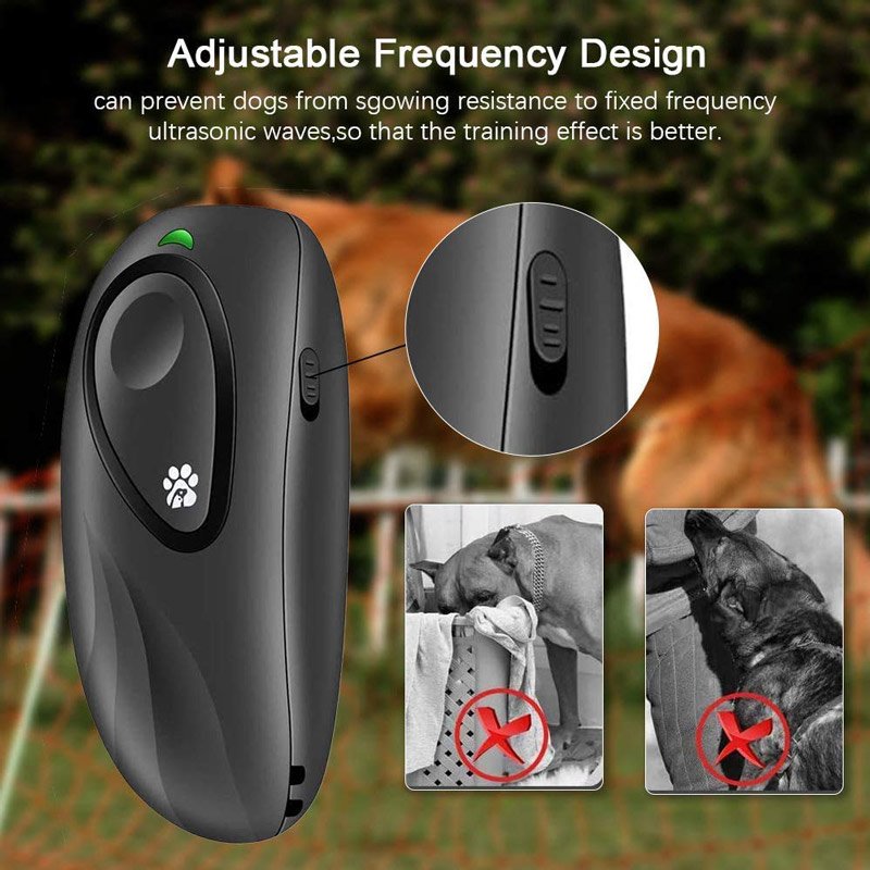 2 in 1 Ultrasonic Portable Dog Bark Deterrent