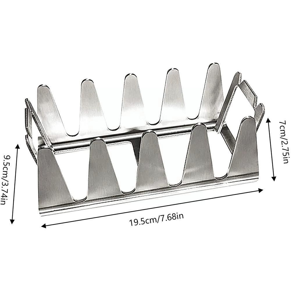 Bbq Rescher Bavarian Rescher Grill Rack, Robust Stainless Steel, Ideal Angle For Meat, Easy Indirect Grilling
