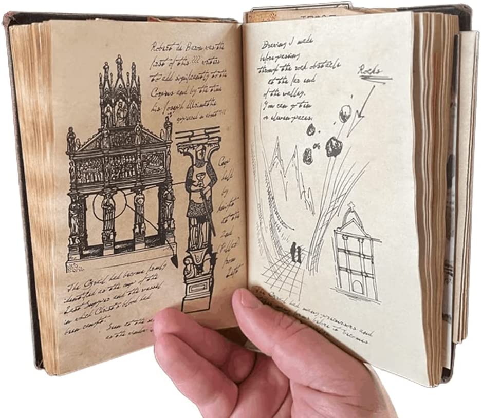 Indiana Jones Grail Diary Classic Movie Prop Replica Collection Cosplay Vintage Leather Writing Journal Notebook Movie Fans Gift