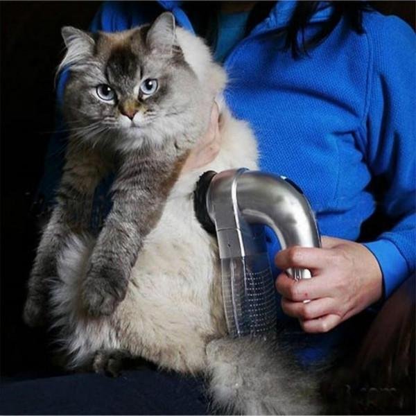 Pet Hair Vacuum-Electric Pet Hair Remover Pet Hair Vacuum Clean Tool Cordless Vacuum Suction Device Cat Dog Grooming Brush Comb Wool Absorber