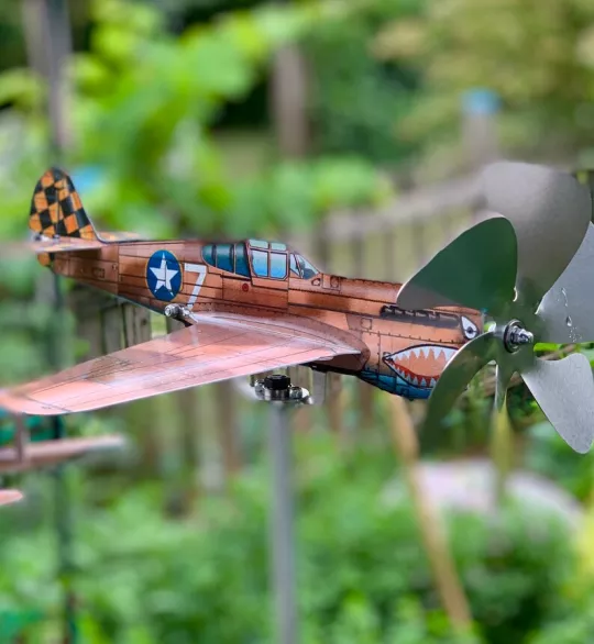 P40 Warhawk Airplane Windmill