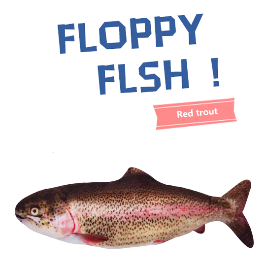 Flopping Fish for Dogs, Fish Cat Toy, Flopping Floppy Fish Cat toy , Dancing Fish Cat Toy