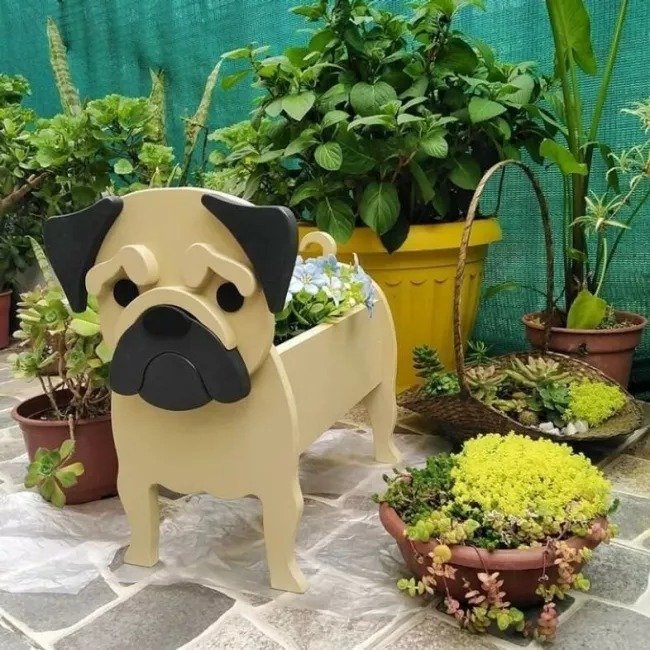 Cute Dog Planter