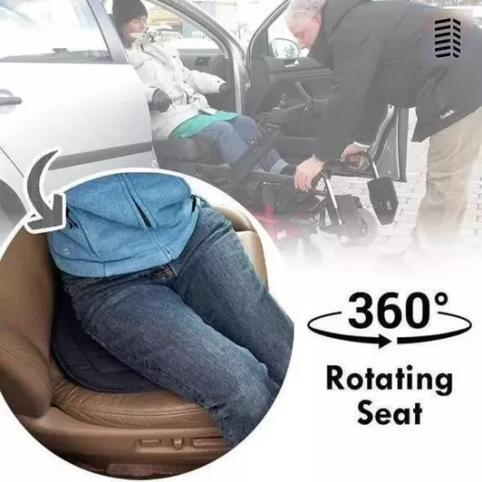 360 Degree Swivel Seat Cushion, Chair Assist for Elderly, Swivel Seat Cushion for Car, Twisting Disc