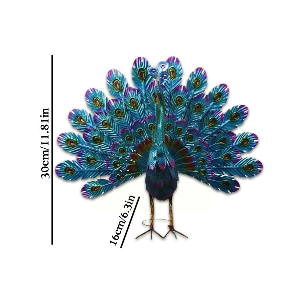 Beautiful Peacock Statue Decor