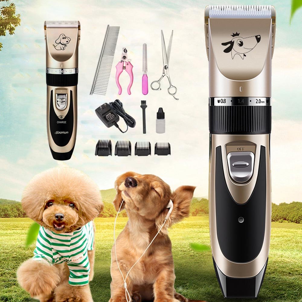Silent Dog Clippers Cordless Grooming Kit Dog Clipper Dog Hair Clippers Grooming (Pet/Cat/Dog/Rabbit) Rechargeable Professional