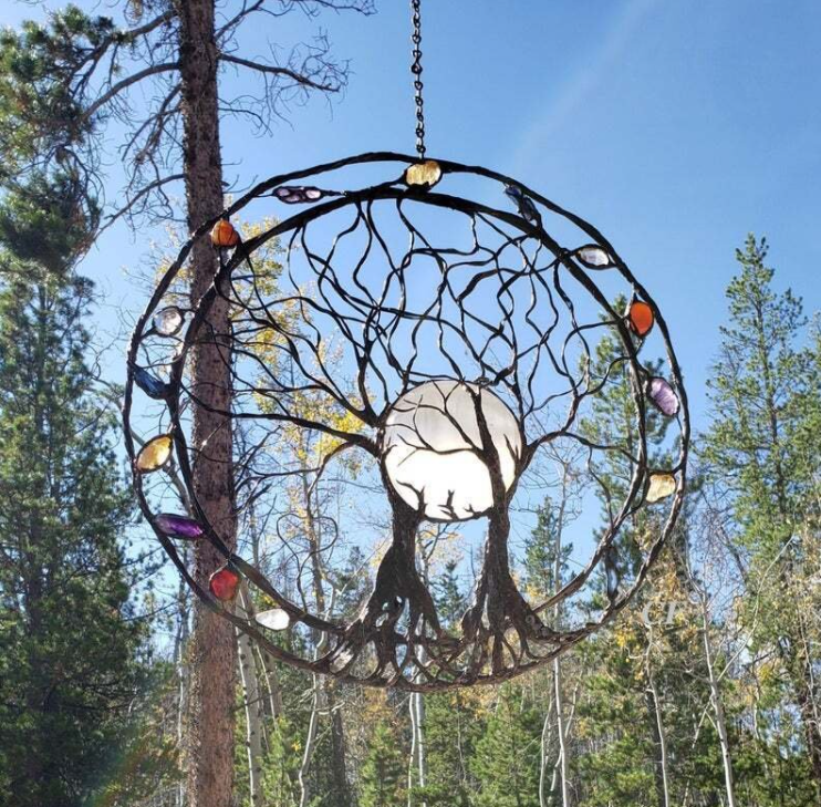 Circle Of Life - Metal Tree Wall Art