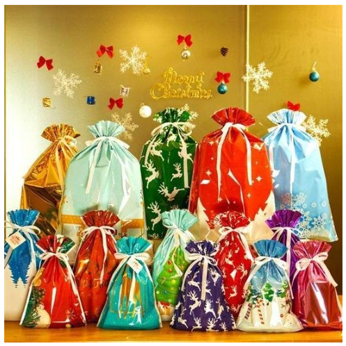 Drawstring Christmas Gift Bags