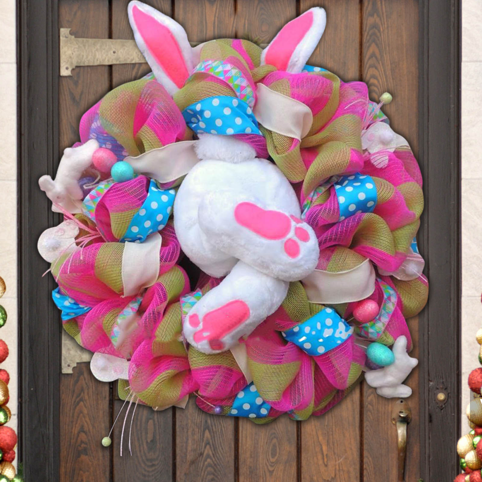 🐰💐2023 New Easter Bunny Colorful Wreath🐰💐——🔥Limited Discount🔥