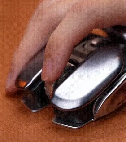 Wireless Ergonomics Metal Mouse