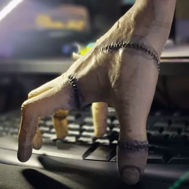 Thing Figurine From Wednesday