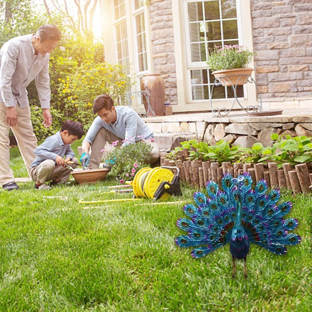 Beautiful Peacock Statue Decor