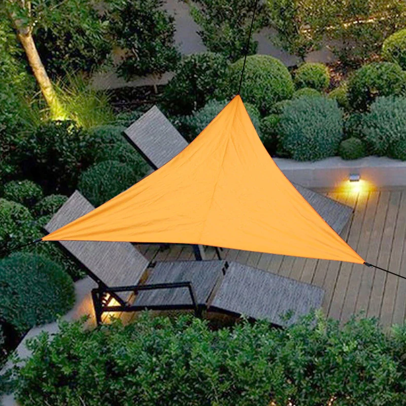 Home Outdoor Shading Courtyard Balcony Carport AwningsWaterproof Triangular UV Waterproof Cloth Square Triangles