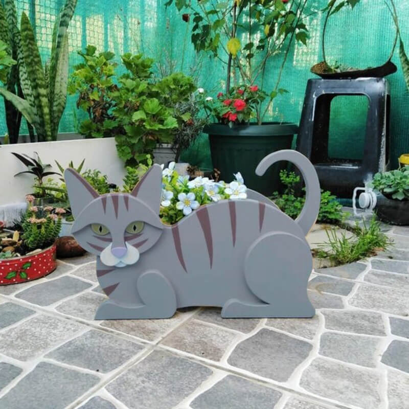 Cat Planter-Garden Decor-Lovely Decor
