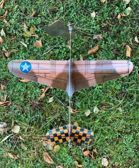 P40 Warhawk Airplane Windmill