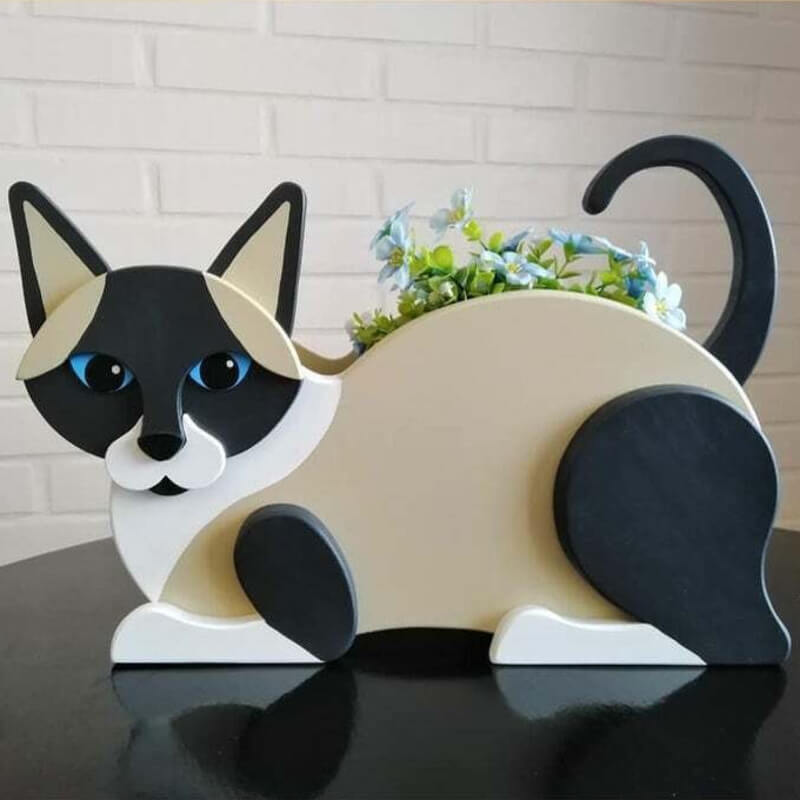 Cat Planter-Garden Decor-Lovely Decor