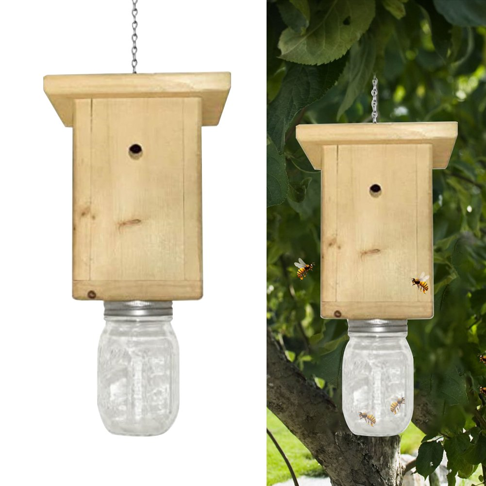 Wooden Carpenter Bee Trap