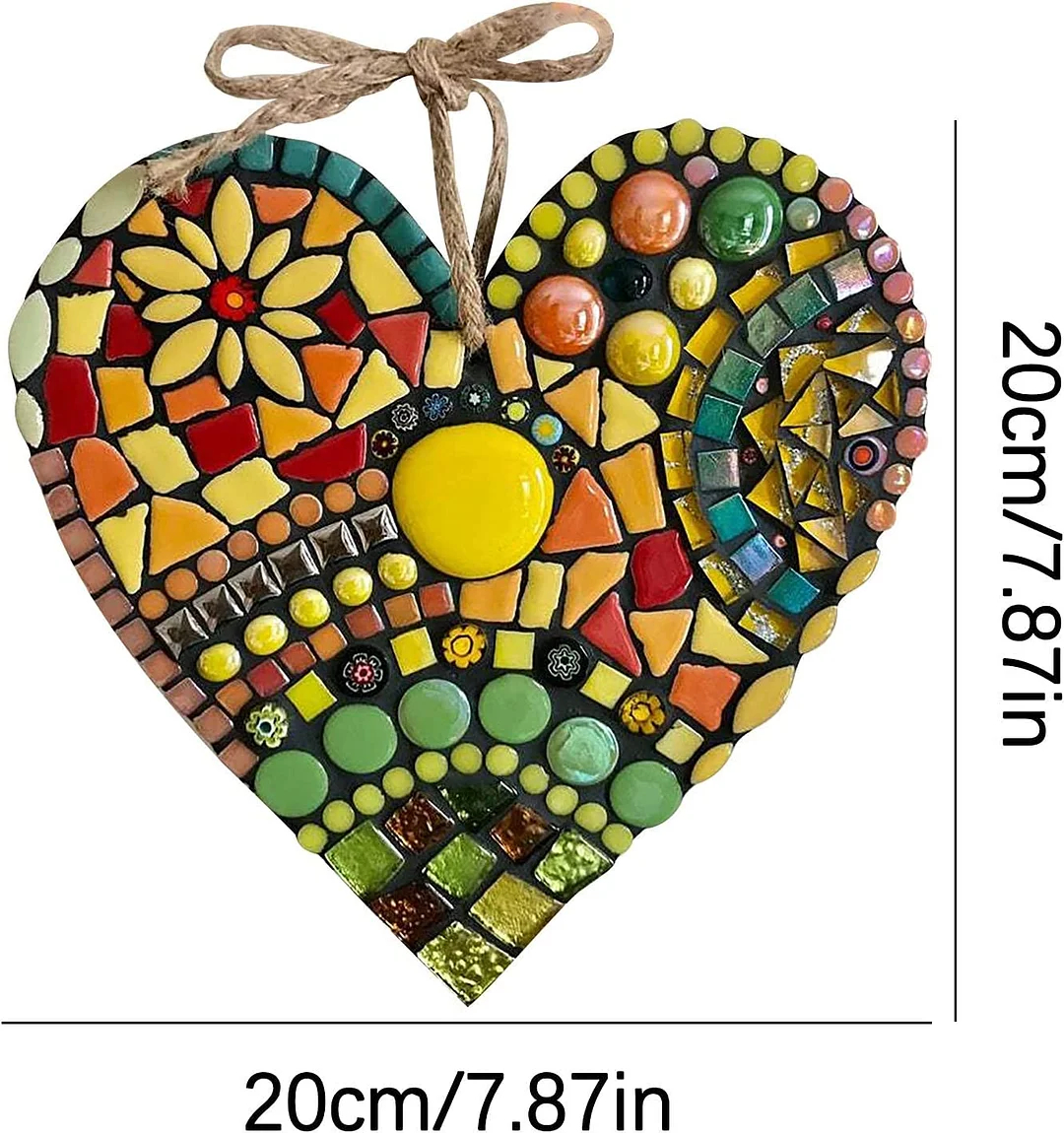 Large Artisanal Mosaic Heart