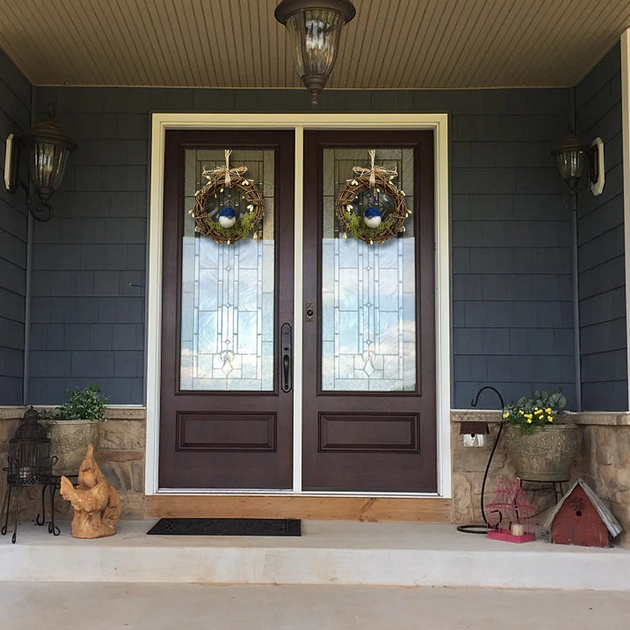 Mini Bluebird Wreath-Bird Lovers Gift🐦