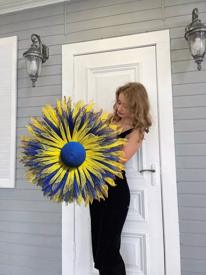 💙💛🌻Donation Wreath🌻