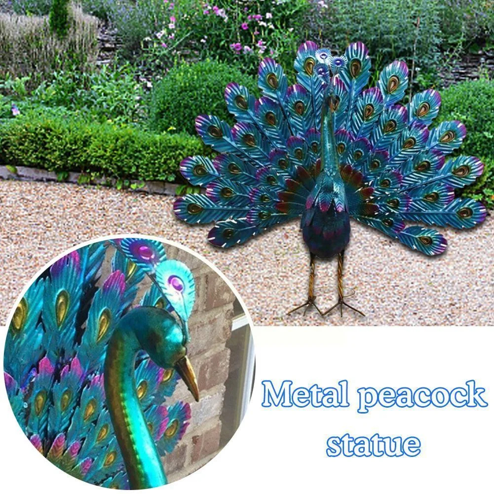 Beautiful Peacock Statue Decor