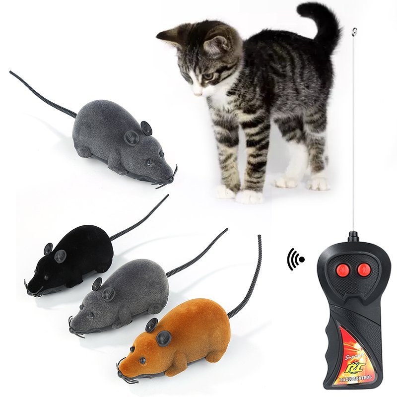 Wireless Remote Controlled Toy Mouse - Cat Mouse Remote Control Toy