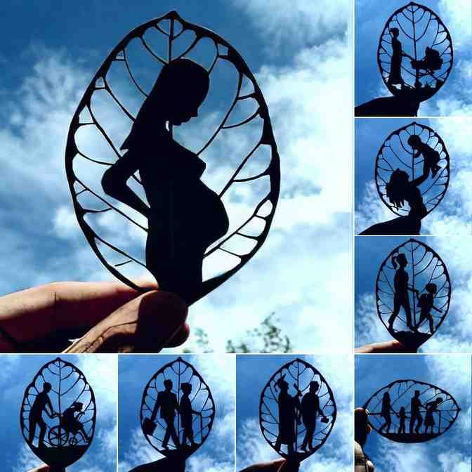 ❤The Best Gift For Mother| 👩MOTHER’S DAY LEAF ART