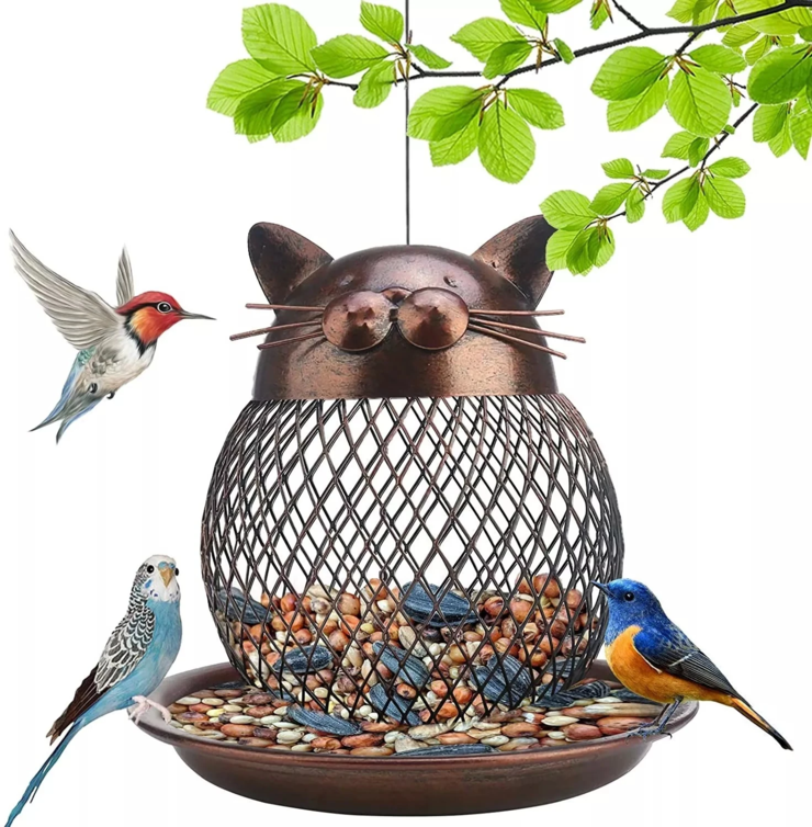 cat bird feeder bird feeder hanging nut bird feeder