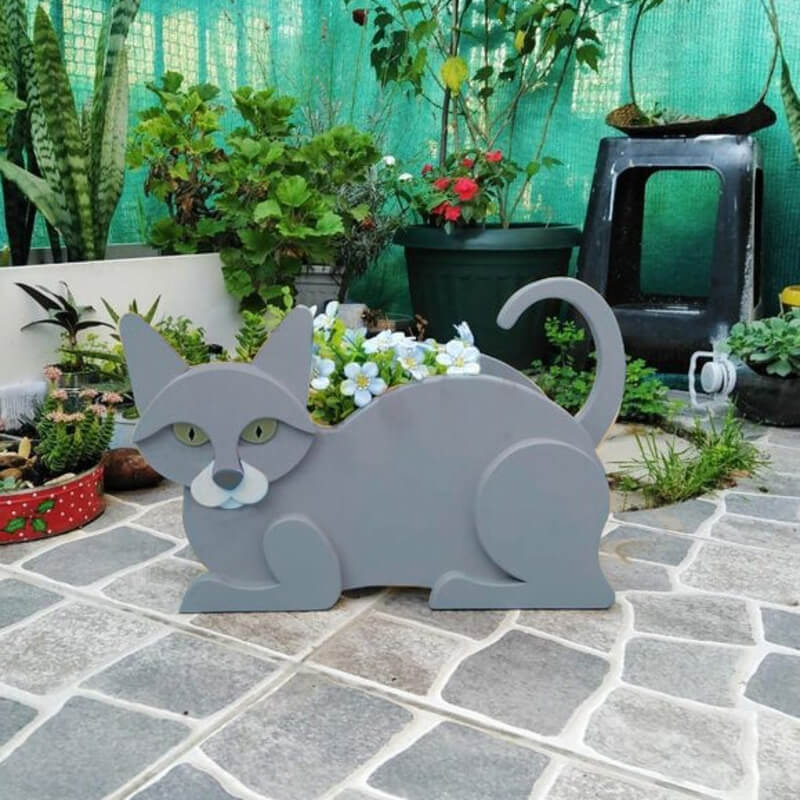 Cat Planter-Garden Decor-Lovely Decor