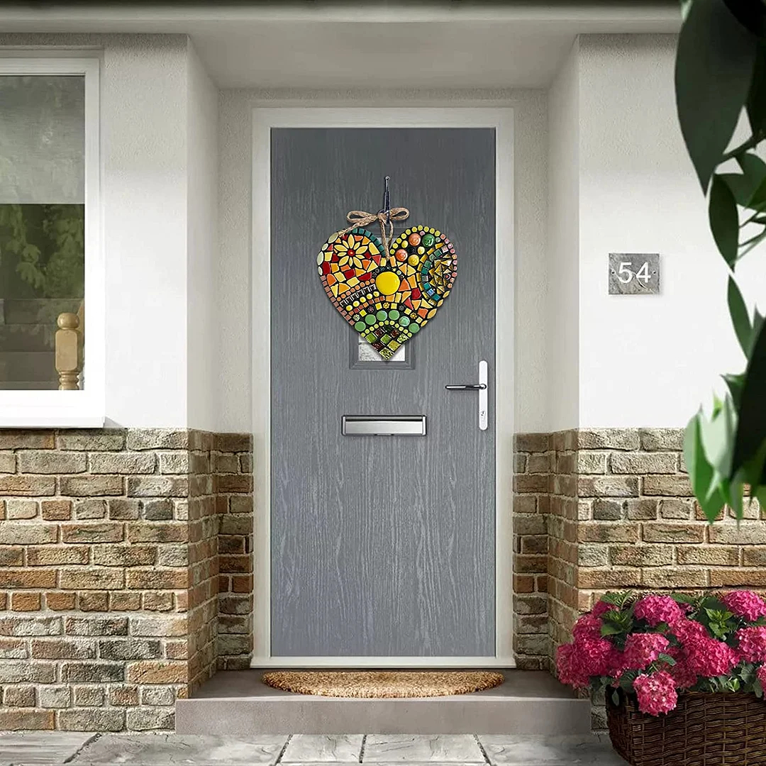 Large Artisanal Mosaic Heart