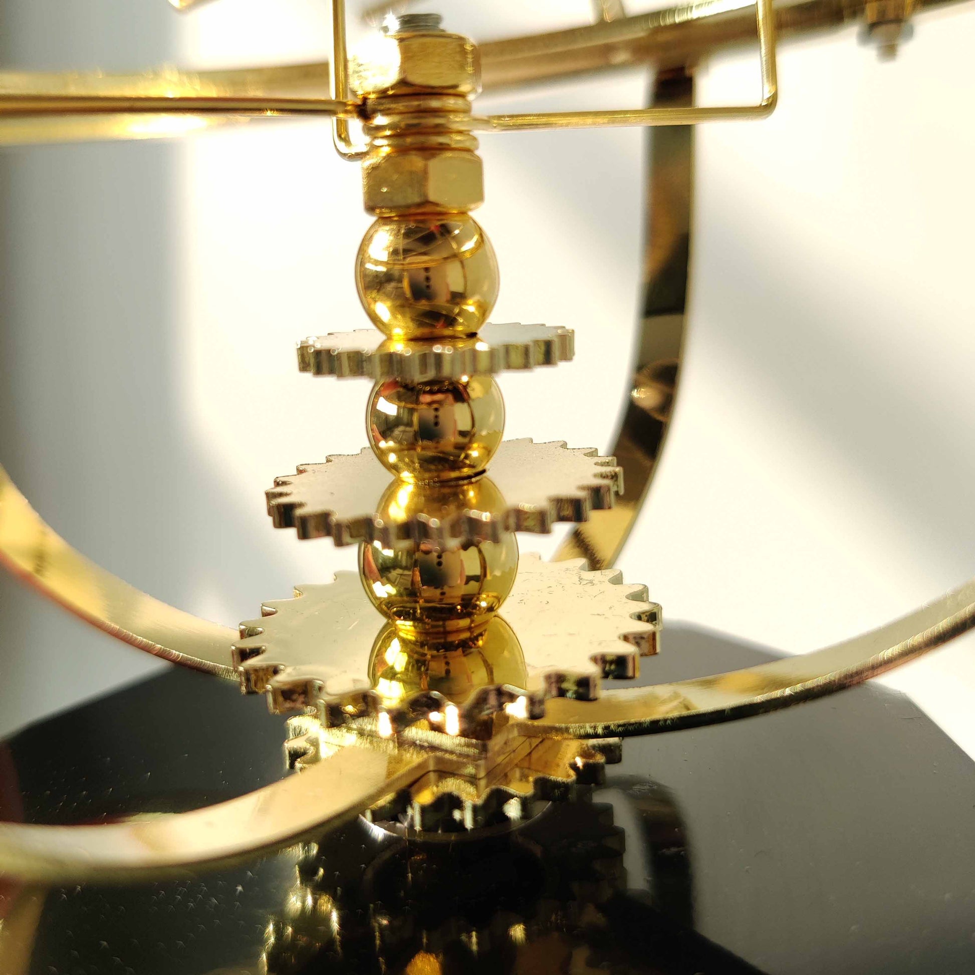 Armillary Sphere with Internal Orrery Model of The Solar System