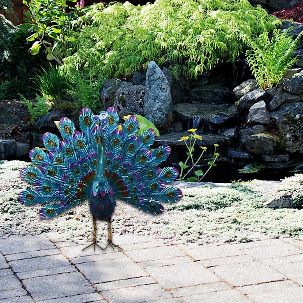 Beautiful Peacock Statue Decor