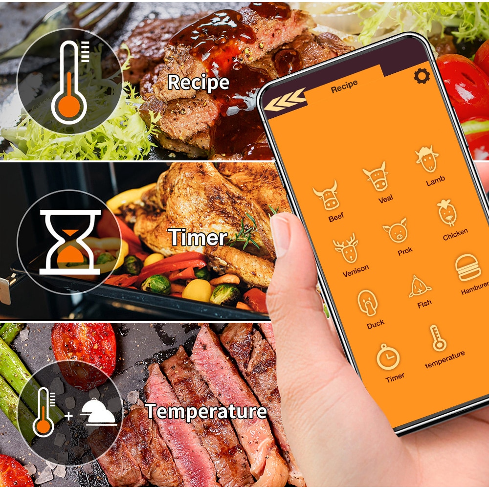 Smart Wireless Meat Thermometer