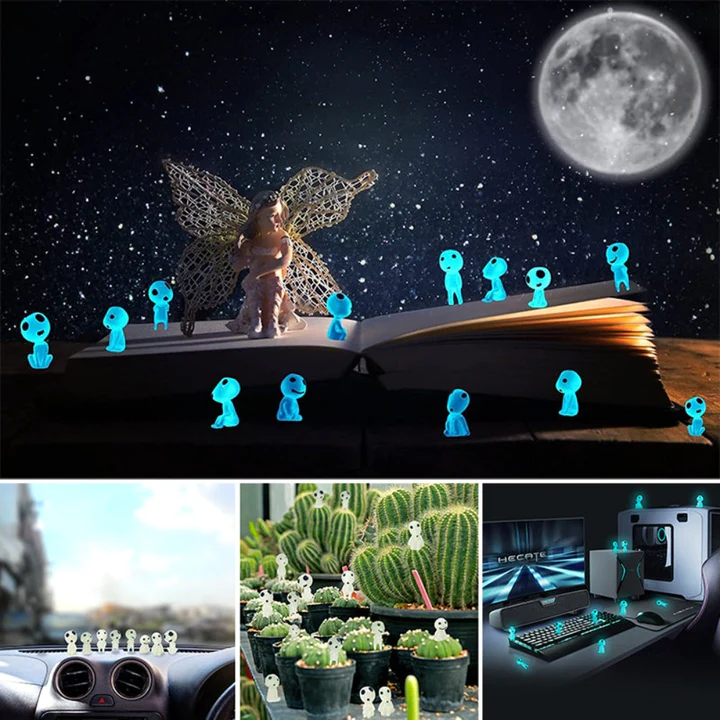 Glow In The Dark Forest Spirits