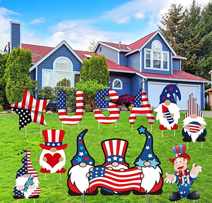 Independence Day Patriotic Gnome Garden Decoration( 4th of July Sale - Special Offer Now) 🗽