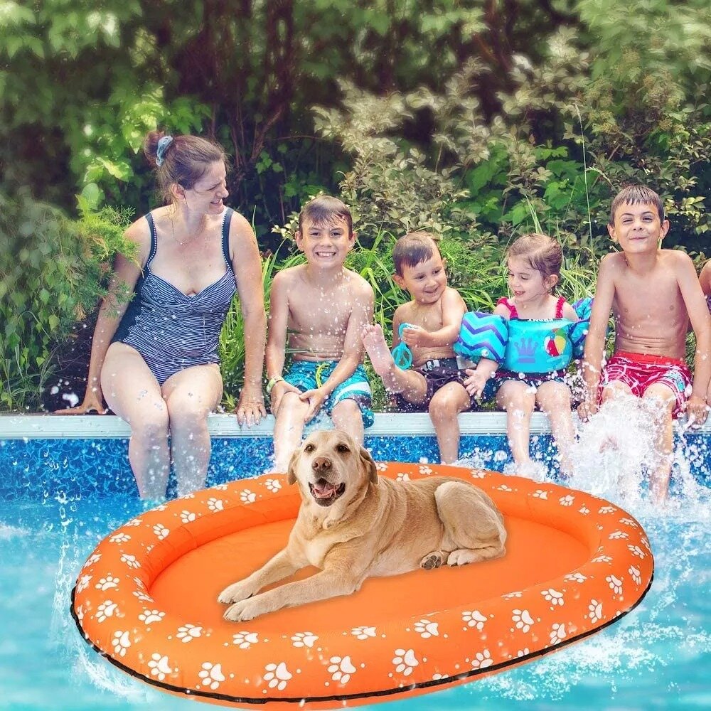 Dog Pool Floats Dog Float Inflatable Pool Oxford Cloth Dog Pool Floats for Small Large Dogs
