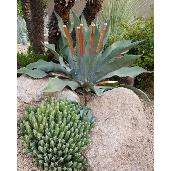 Copper Cattail Wind Chimes