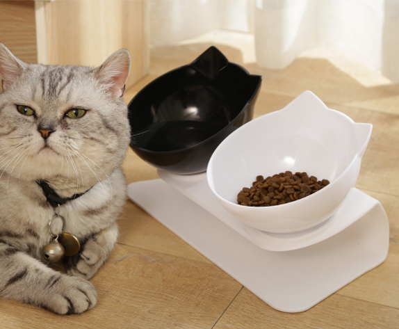 BitePets, Orthopedic Cat Bowl & Slow Feeder 2-in-1 [Anti-Vomiting]