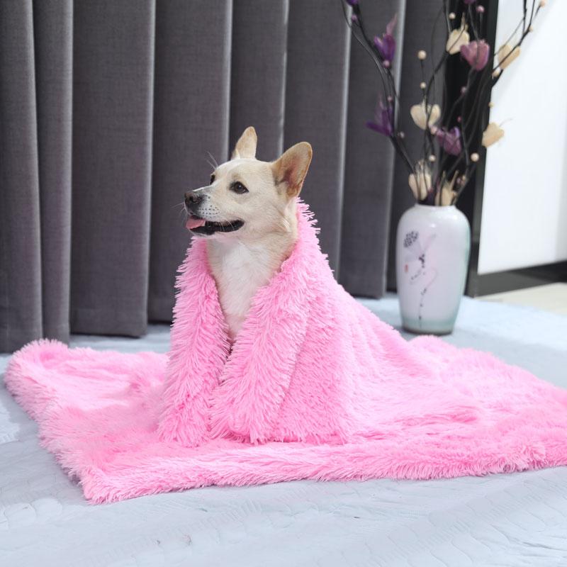 Fluffy Plush Dog Blanket