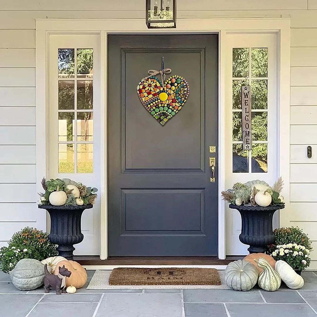 Large Artisanal Mosaic Heart