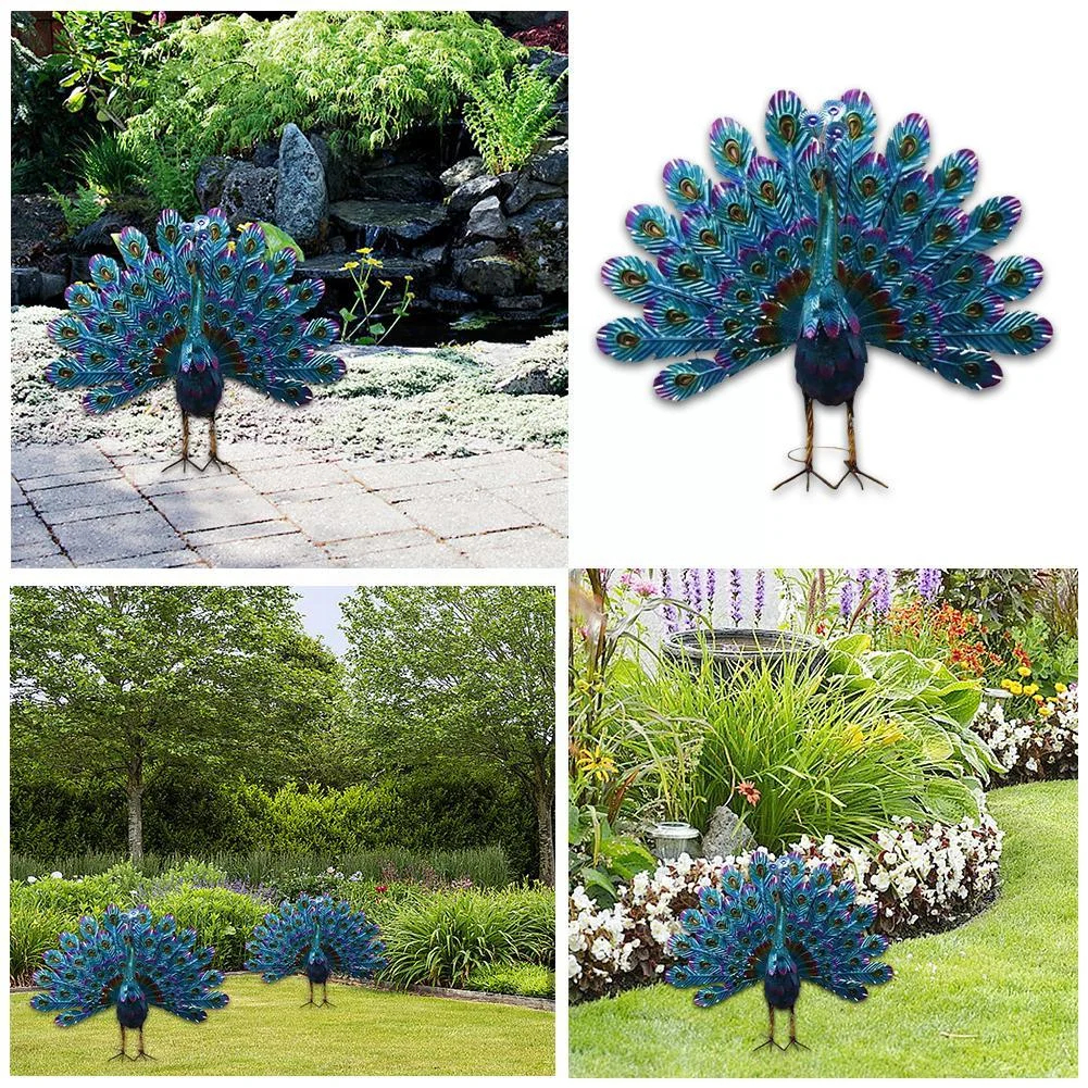 Beautiful Peacock Statue Decor