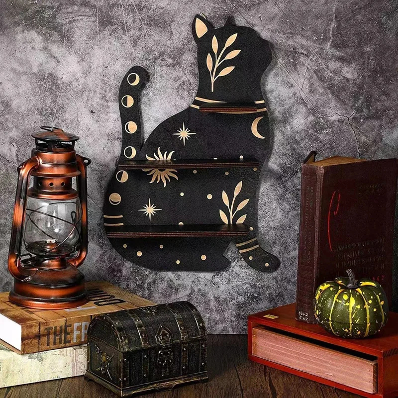 Cat Wall Crystal Shelf