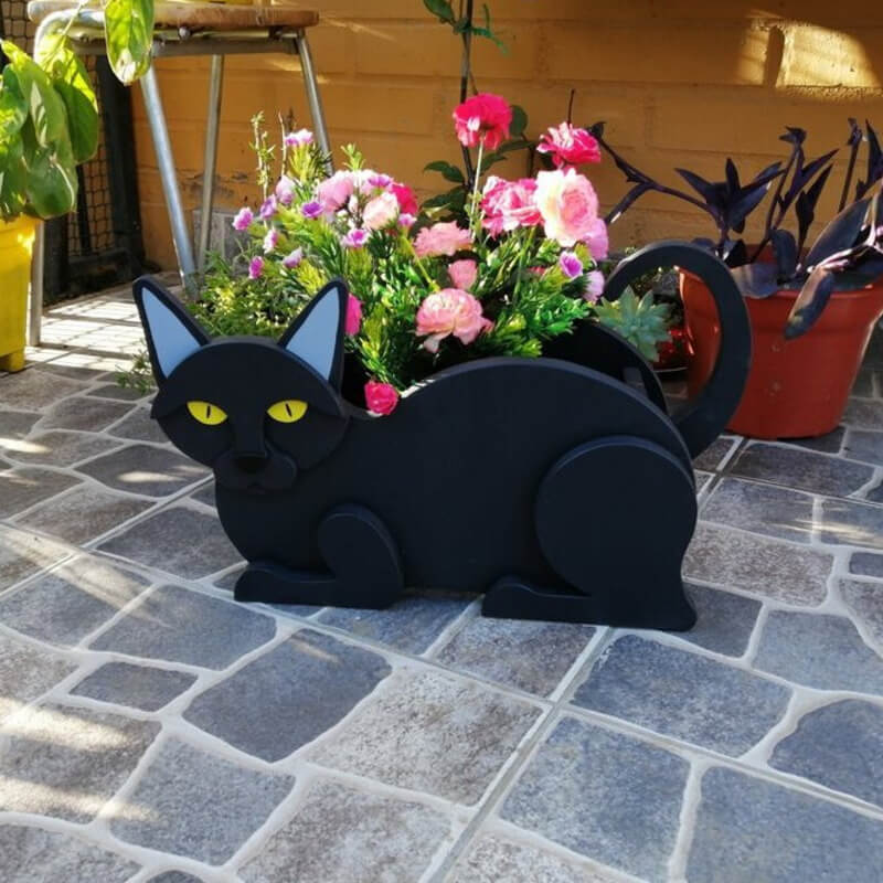 Cat Planter-Garden Decor-Lovely Decor