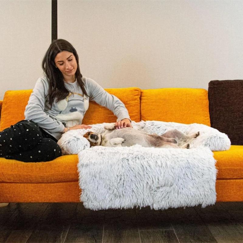 Cosy Calming calm dog bed Washable  sofa pet bed