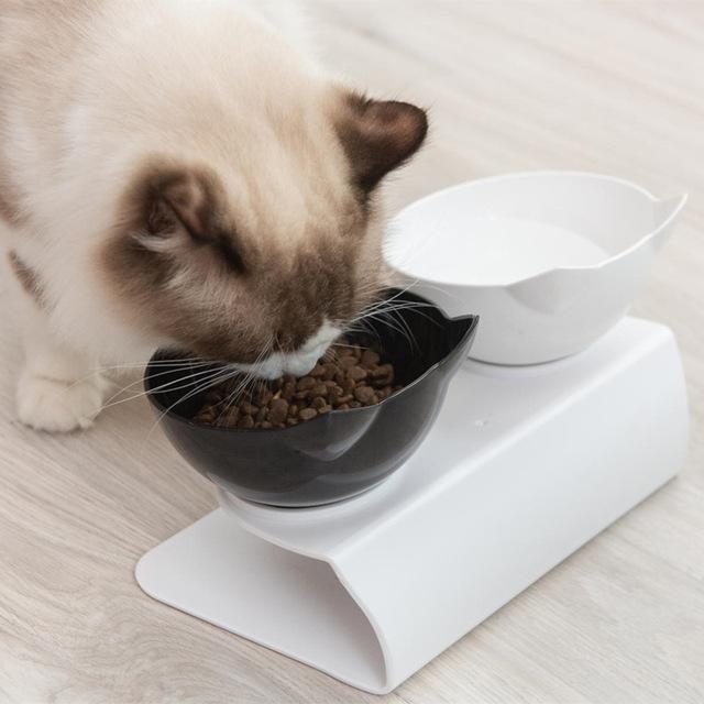 BitePets, Orthopedic Cat Bowl & Slow Feeder 2-in-1 [Anti-Vomiting]