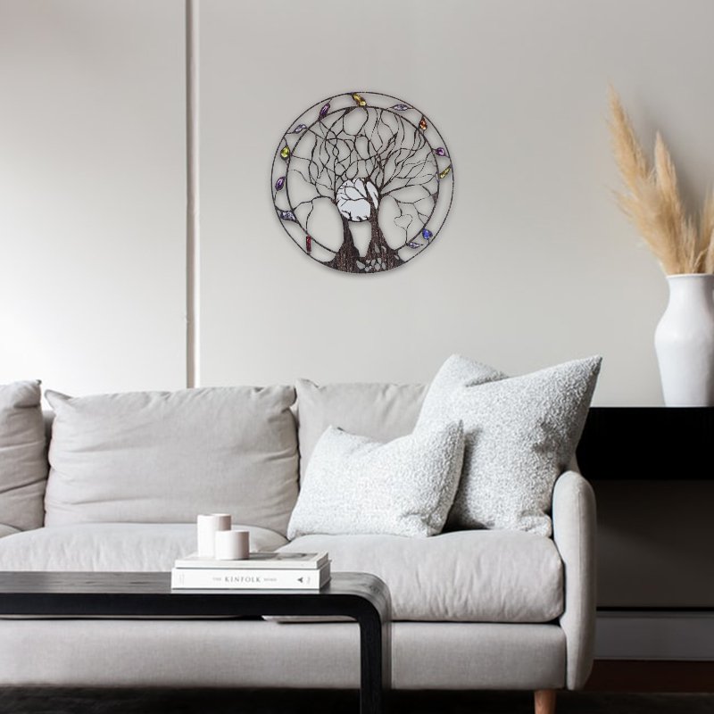 Circle Of Life - Metal Tree Wall Art