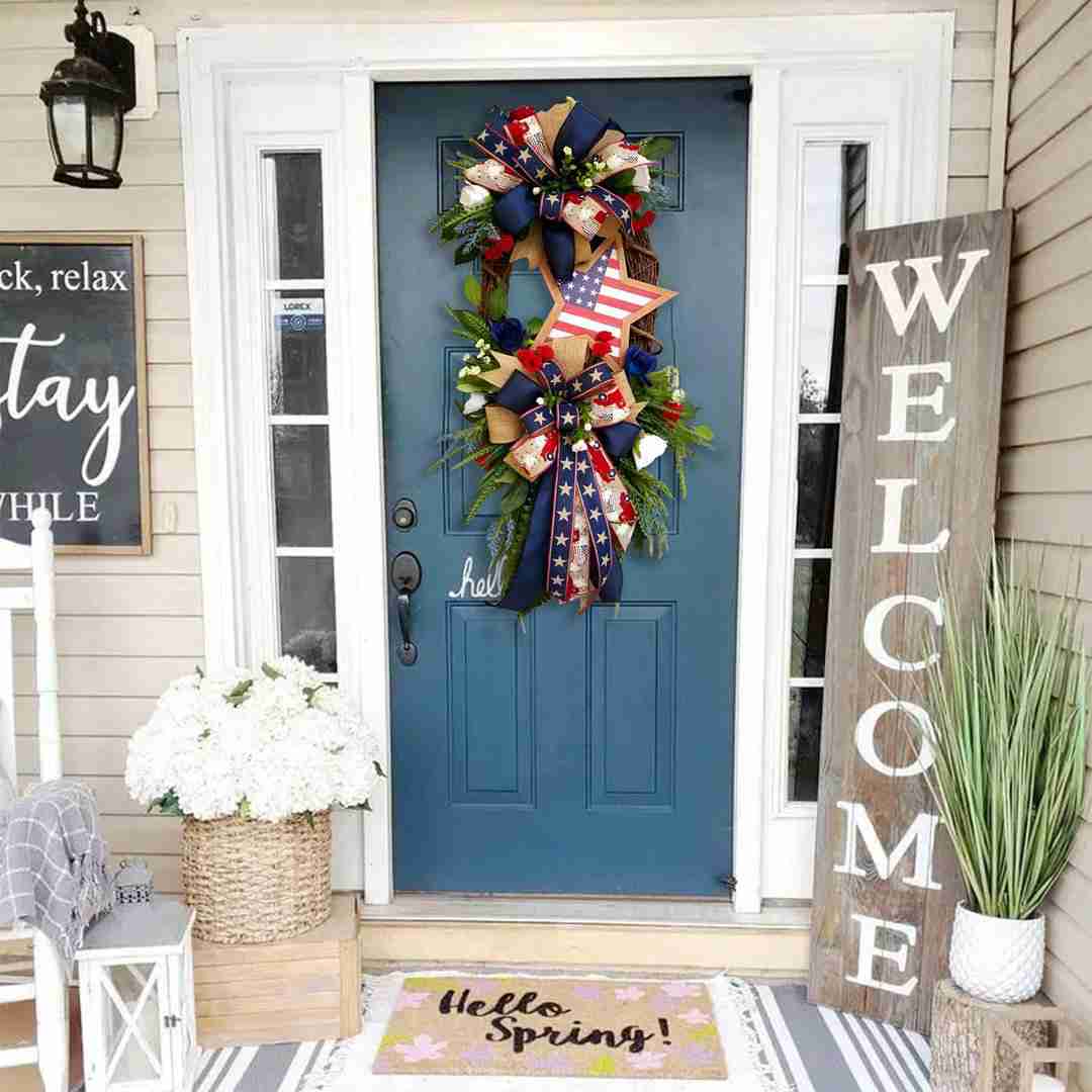 Star Patriotic Wreath