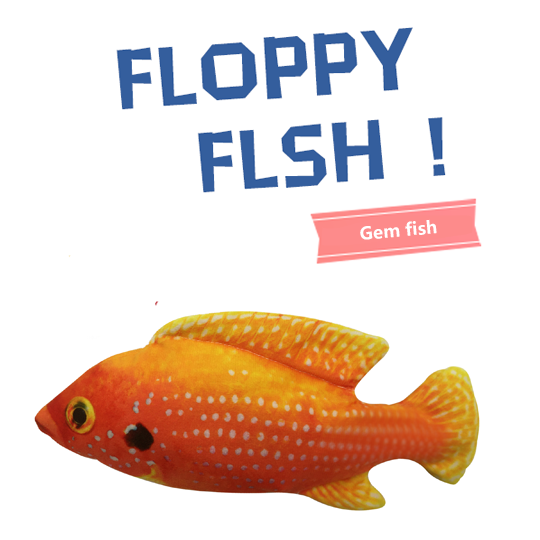 Flopping Fish for Dogs, Fish Cat Toy, Flopping Floppy Fish Cat toy , Dancing Fish Cat Toy