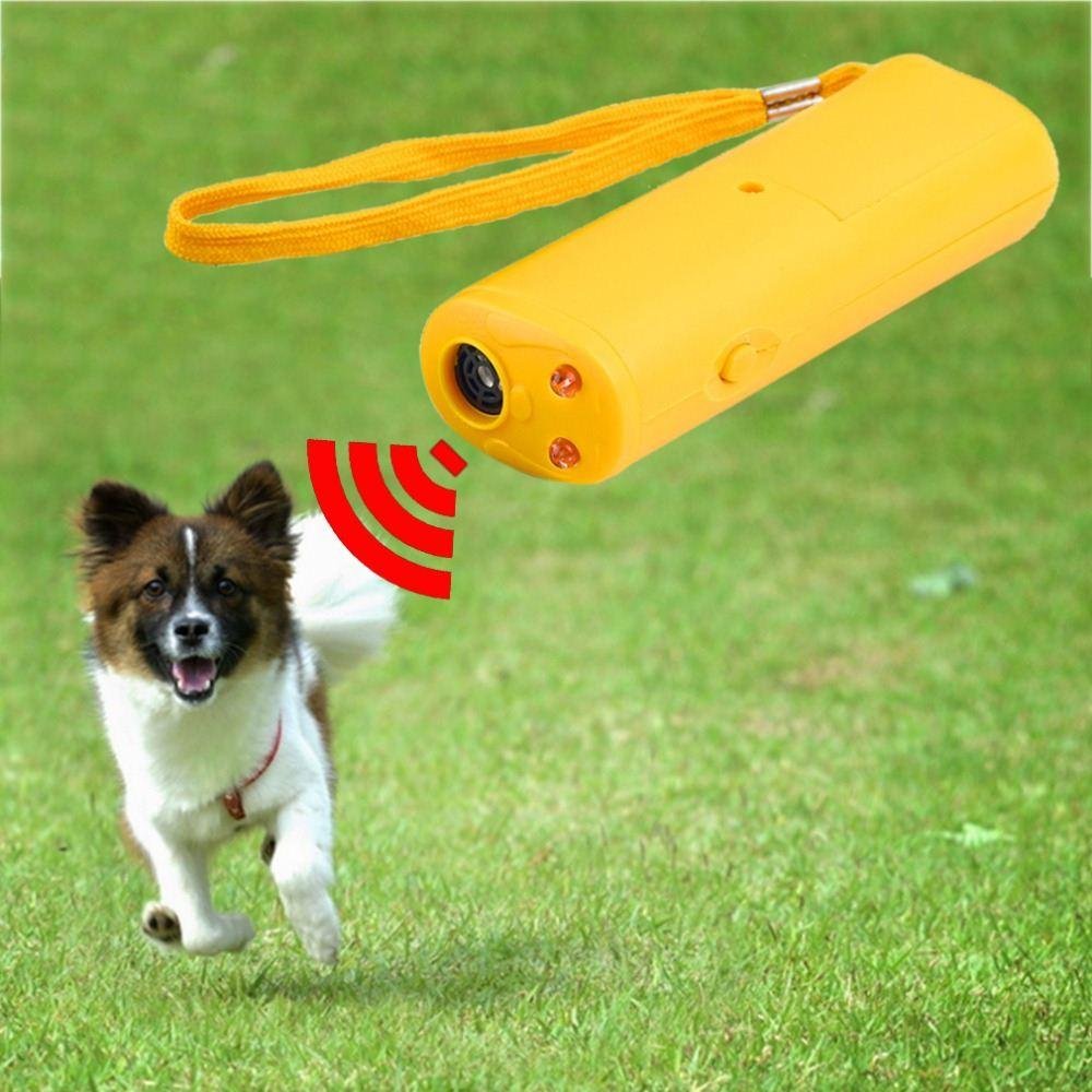 Pet Dog Repeller Anti Barking Stop Bark Training Device Trainer LED Ultrasonic 3 in 1 - Ultrasonic Dog Chaser and Training Device || Dog Training Device